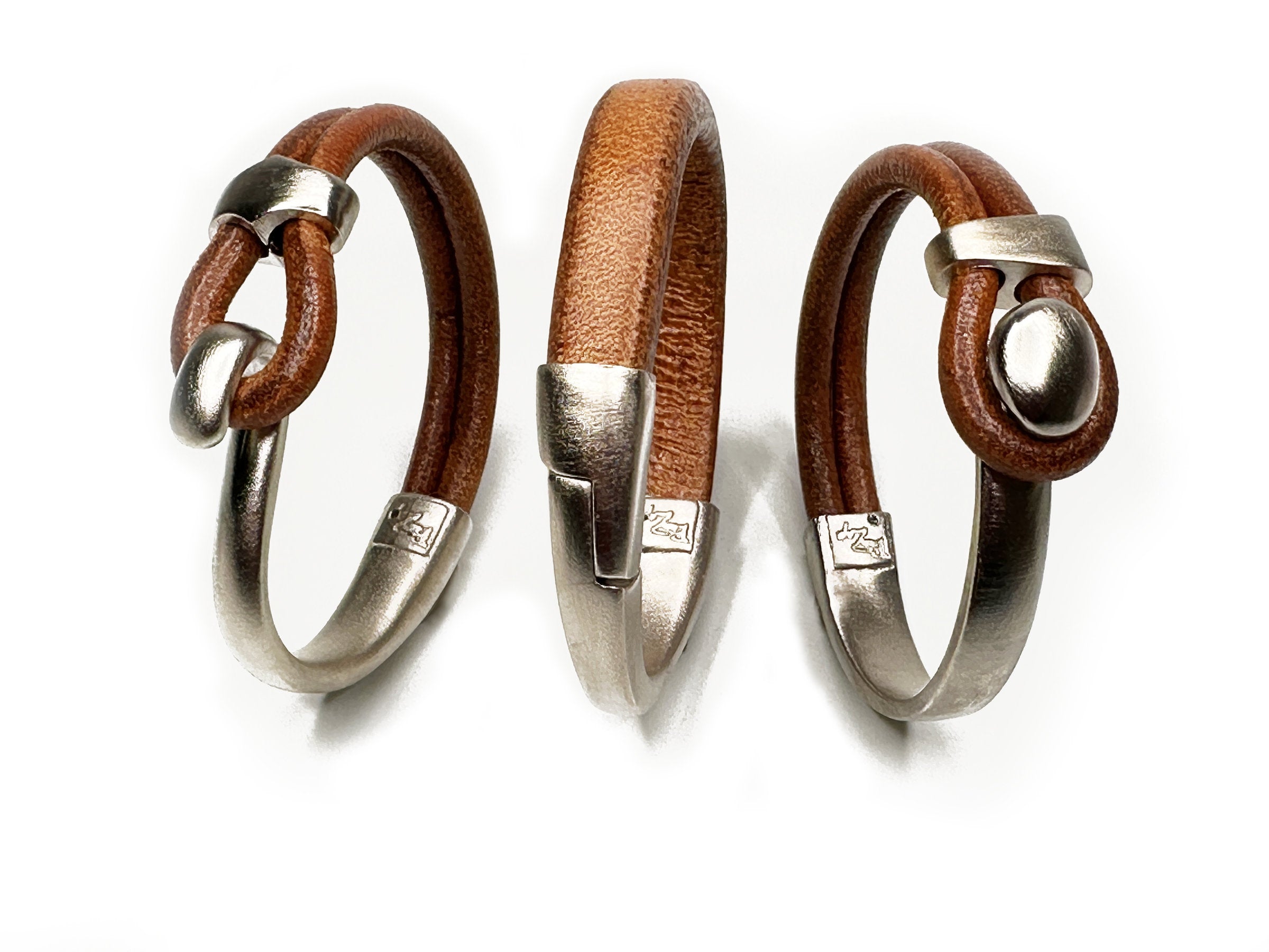 Brown/Silver Set of Three