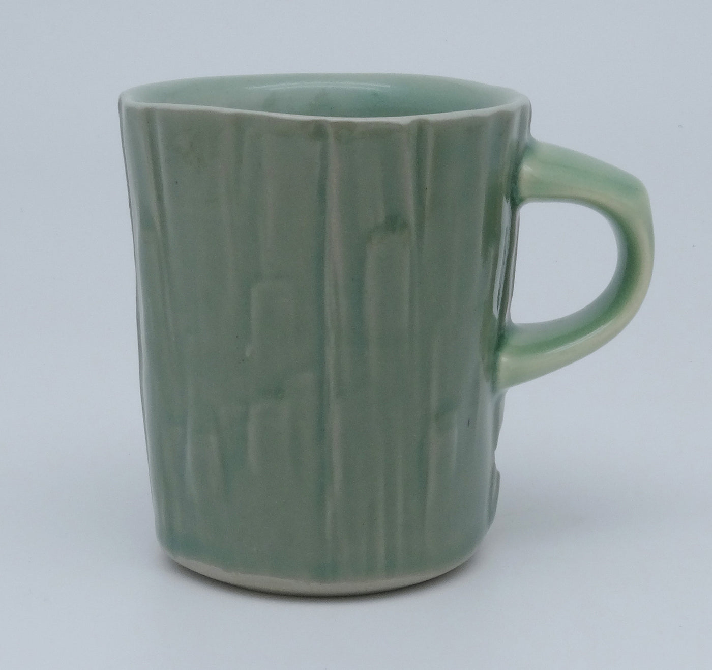 Celadon Forest Mug Pair