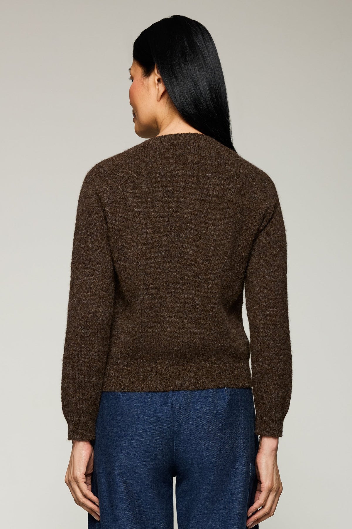 Brushed Boucle Cardigan