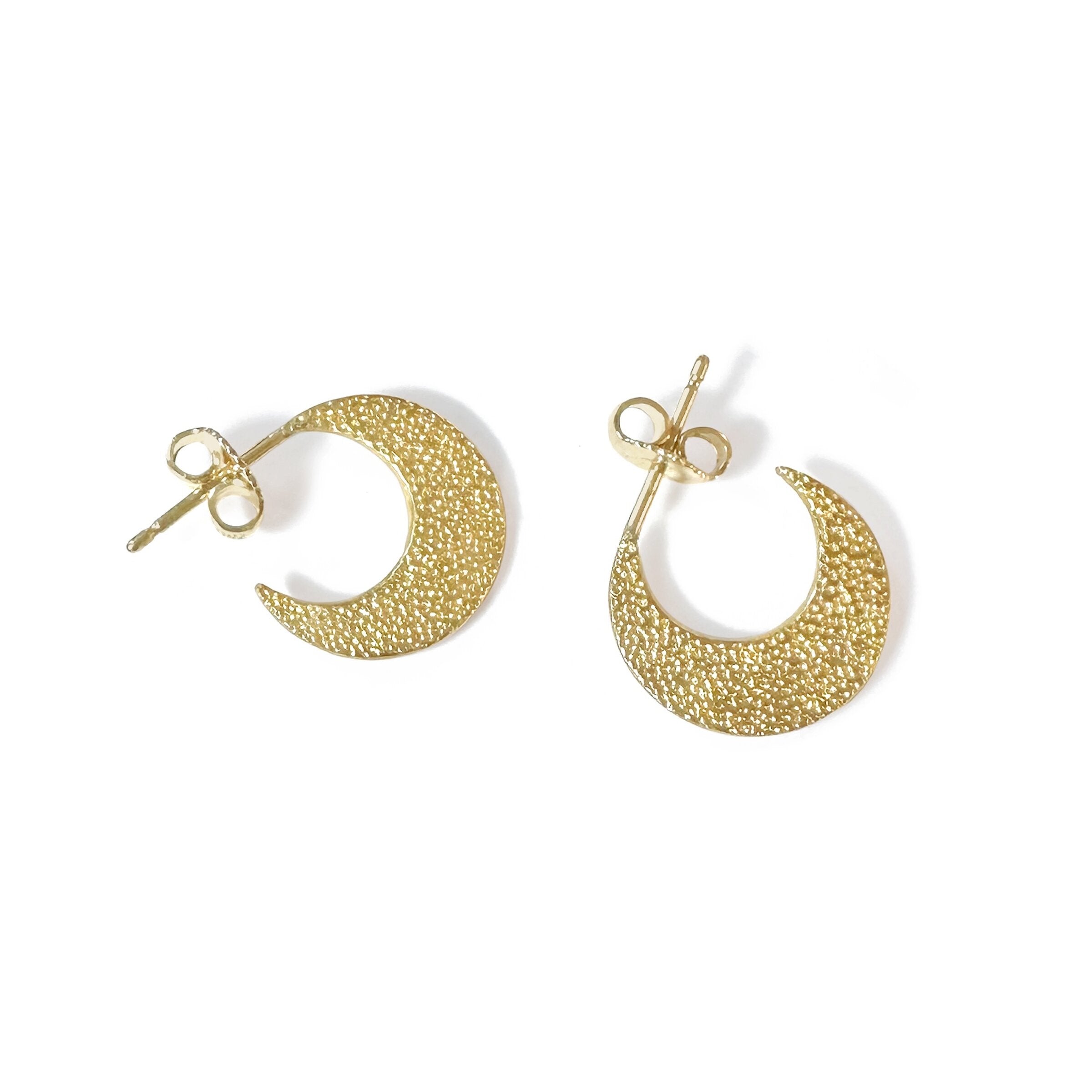 Goddess Slice Hoop Earrings