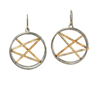 Gold Dust Star Earrings