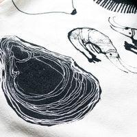 Seafood tea towel