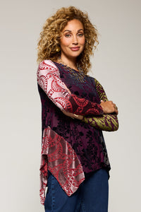 Burnout Velvet Wren Top