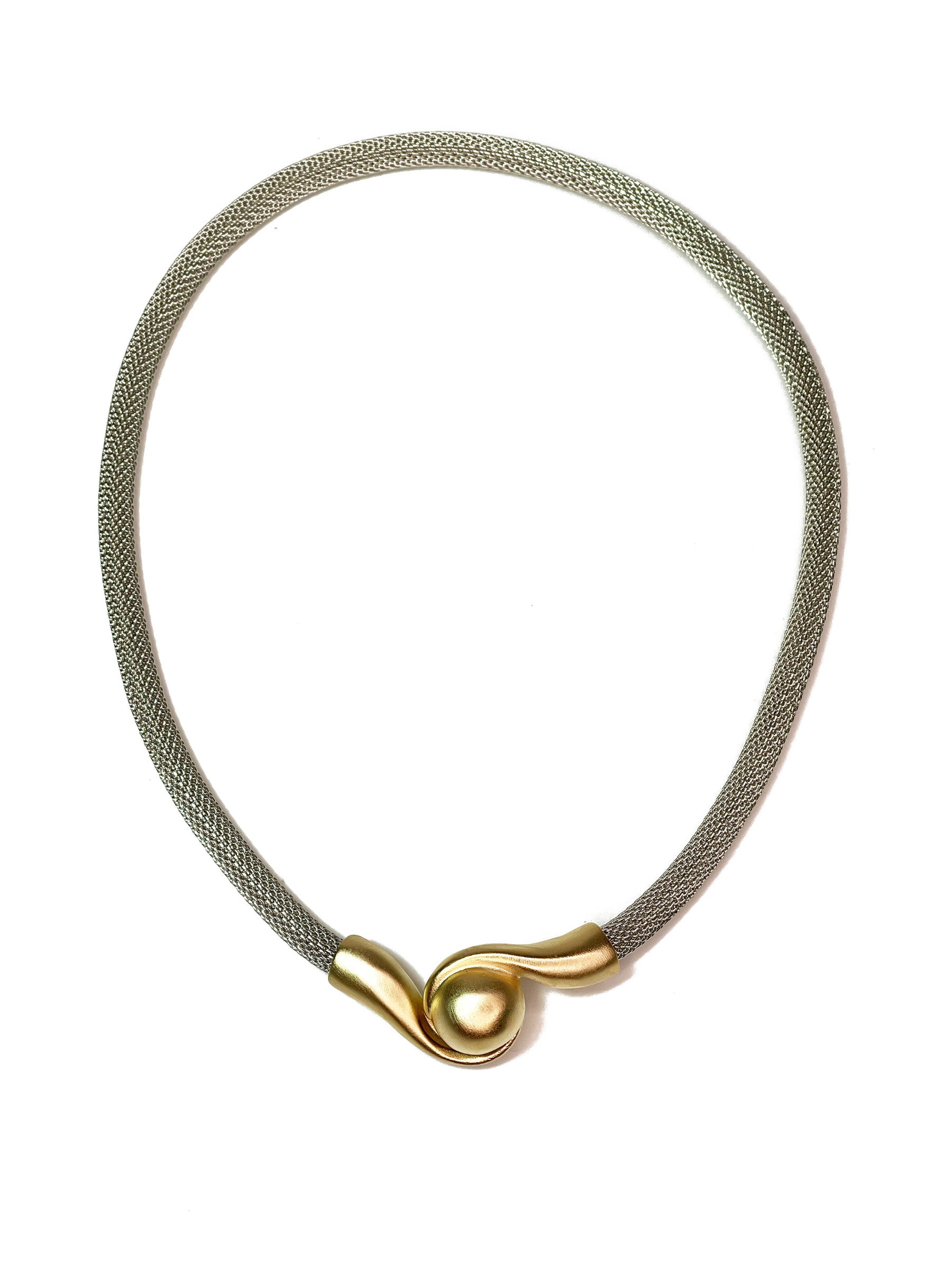 Rhodium/Gold Clasp