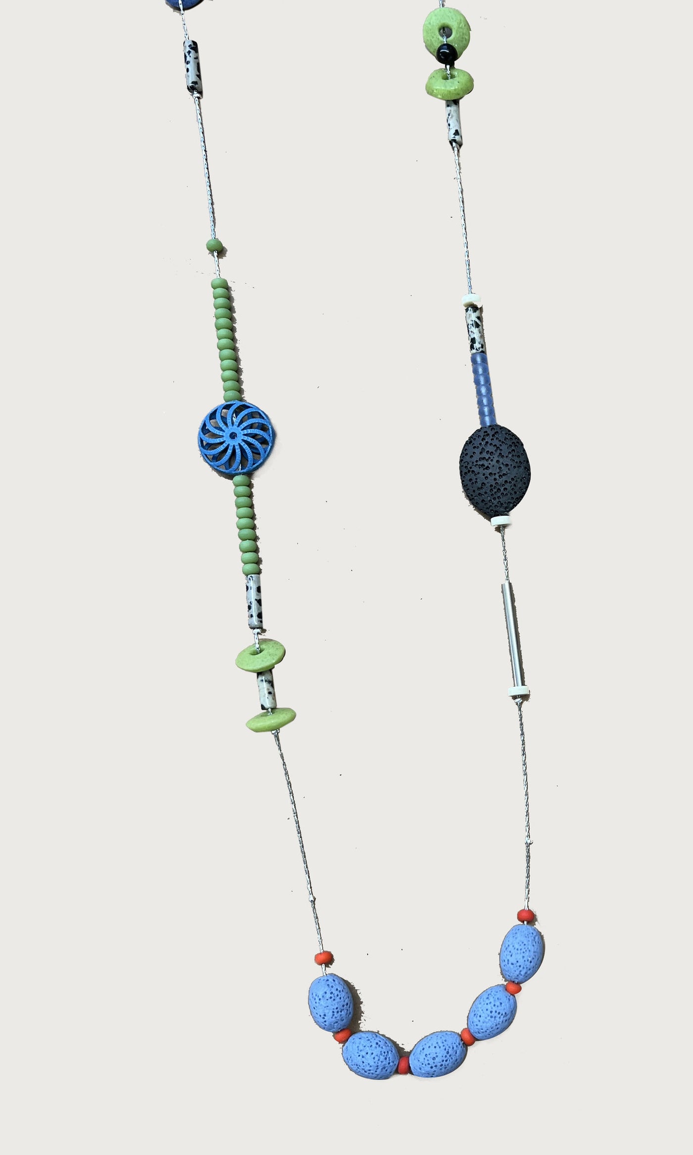 Carnival Necklace Blue/Green