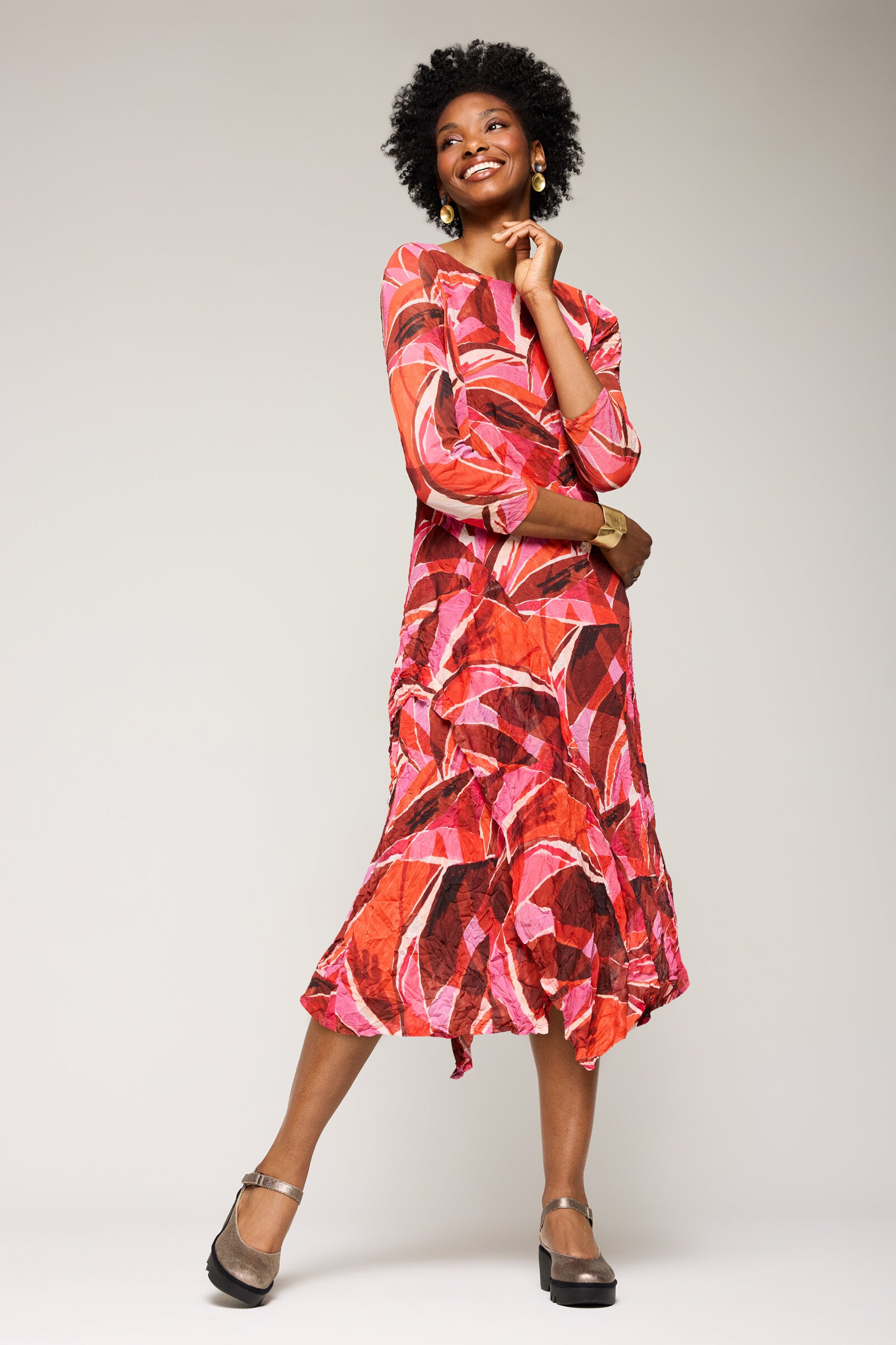 Crushed Mesh Laurel Dress