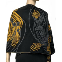 black/gray/gold