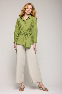 Olive Mini Stripe