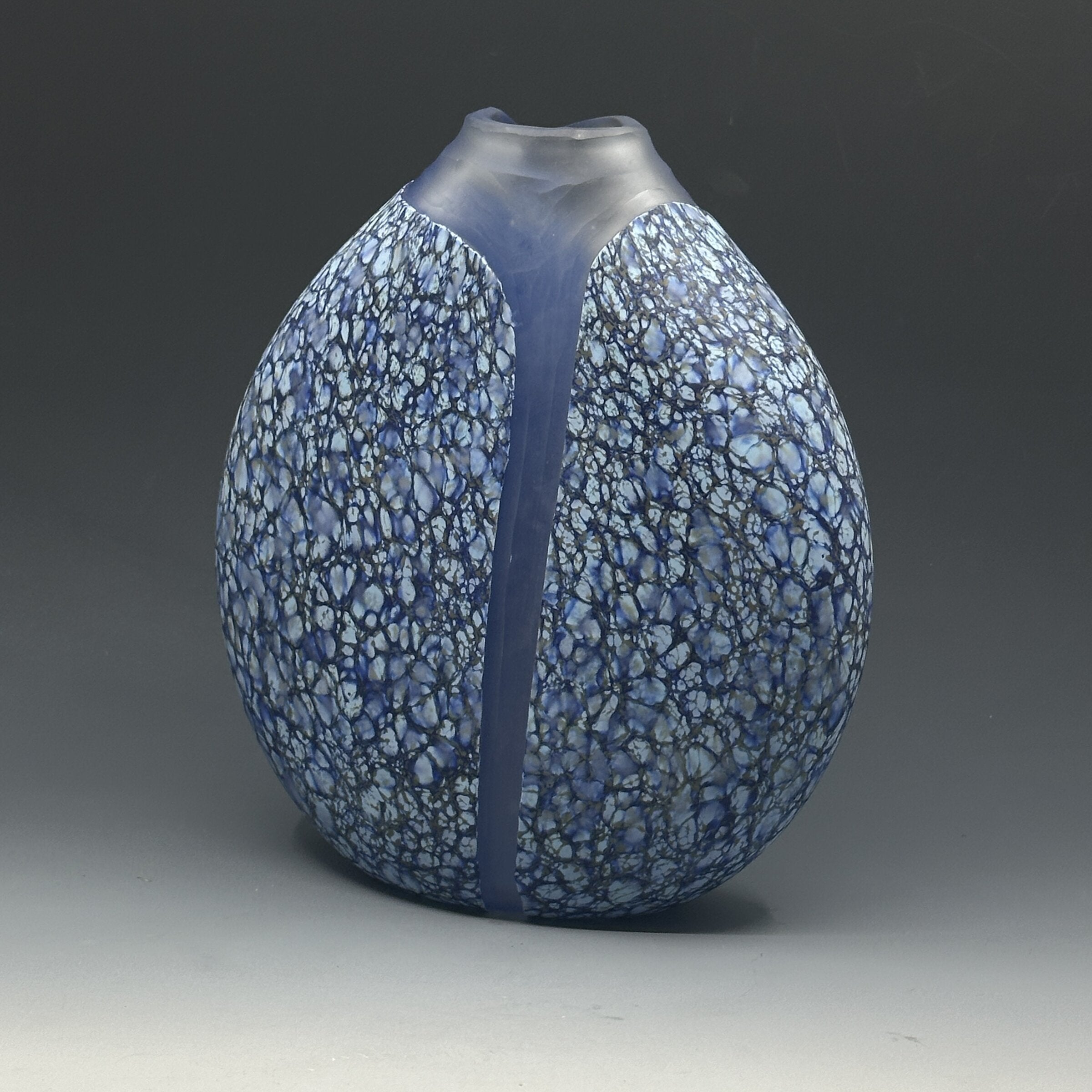 Large Ice Crystal Cascade Vase