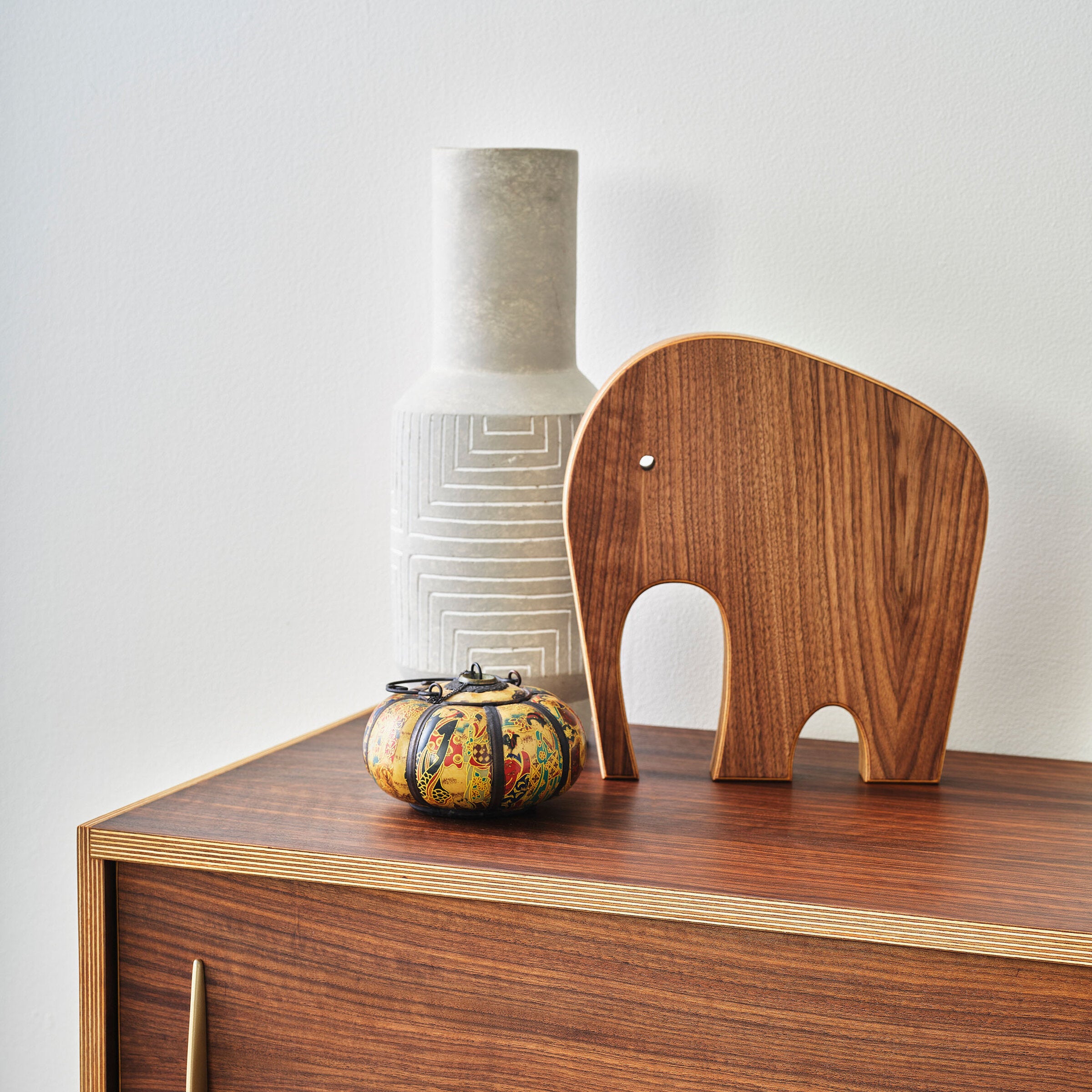Modern Elephant Figurine