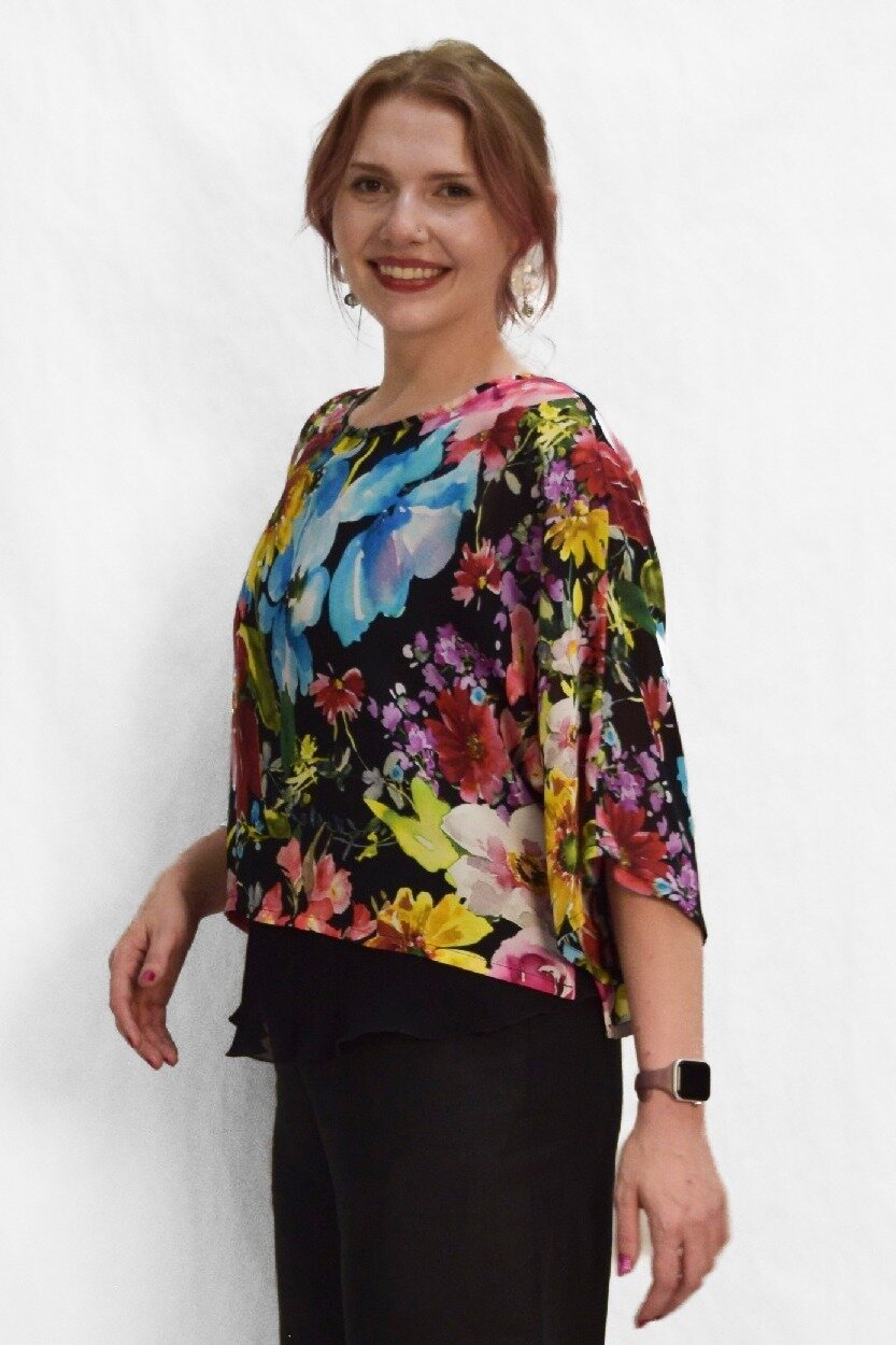 Cropped Dolman Pullover