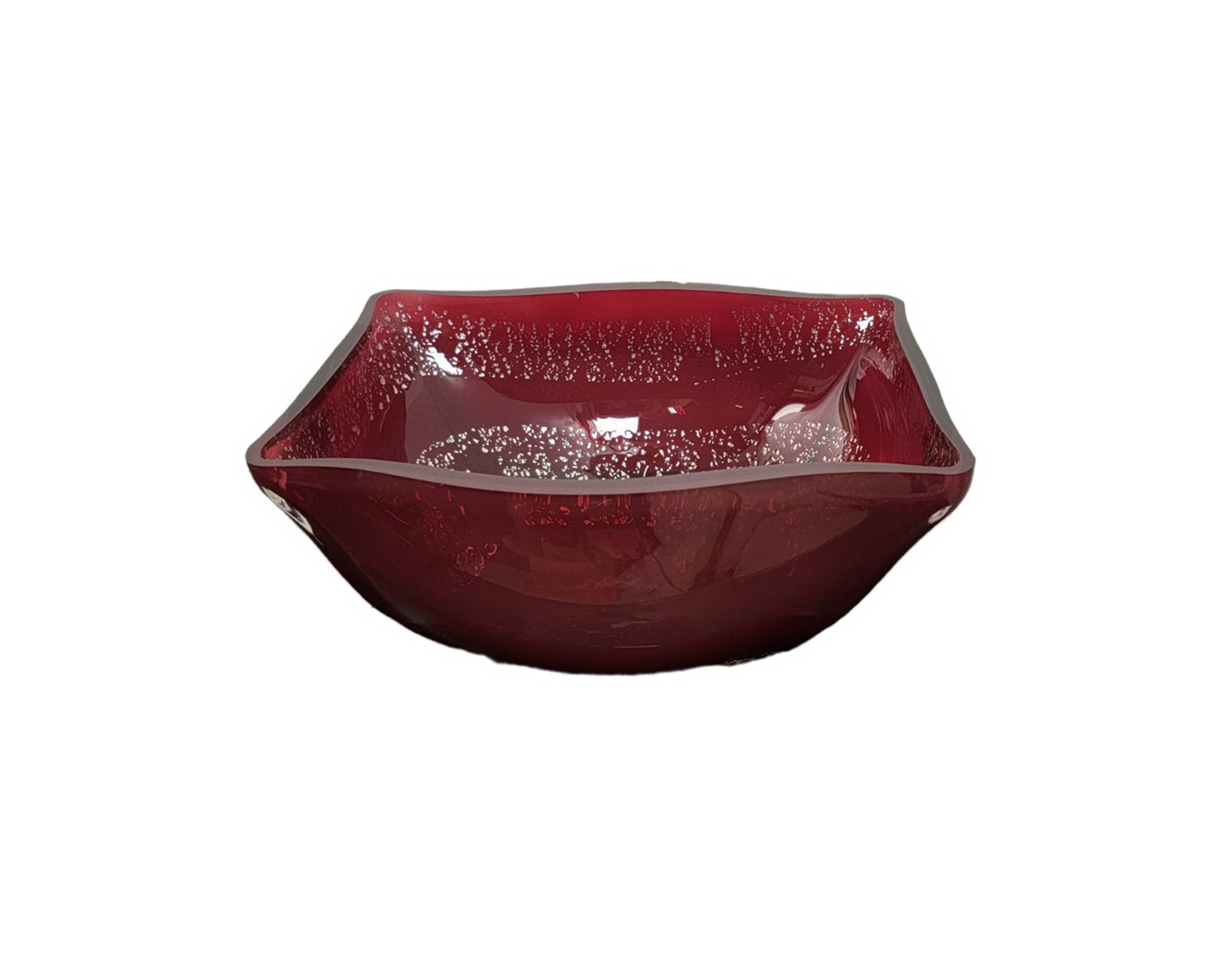 Merlot Sink with Silver Accent