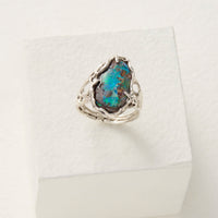 Boulder Opal Ring