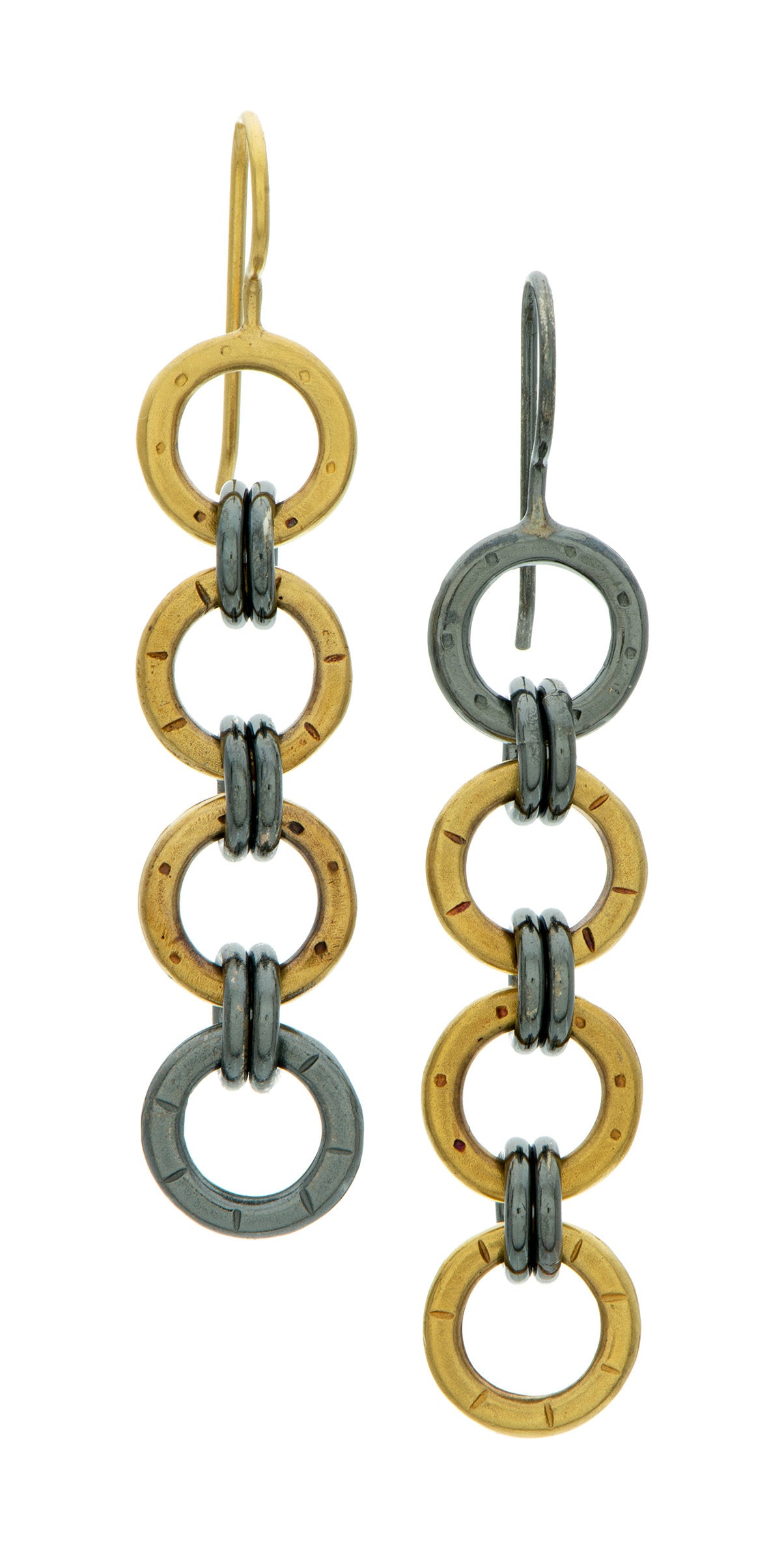 oxidized silver & gold vermeil