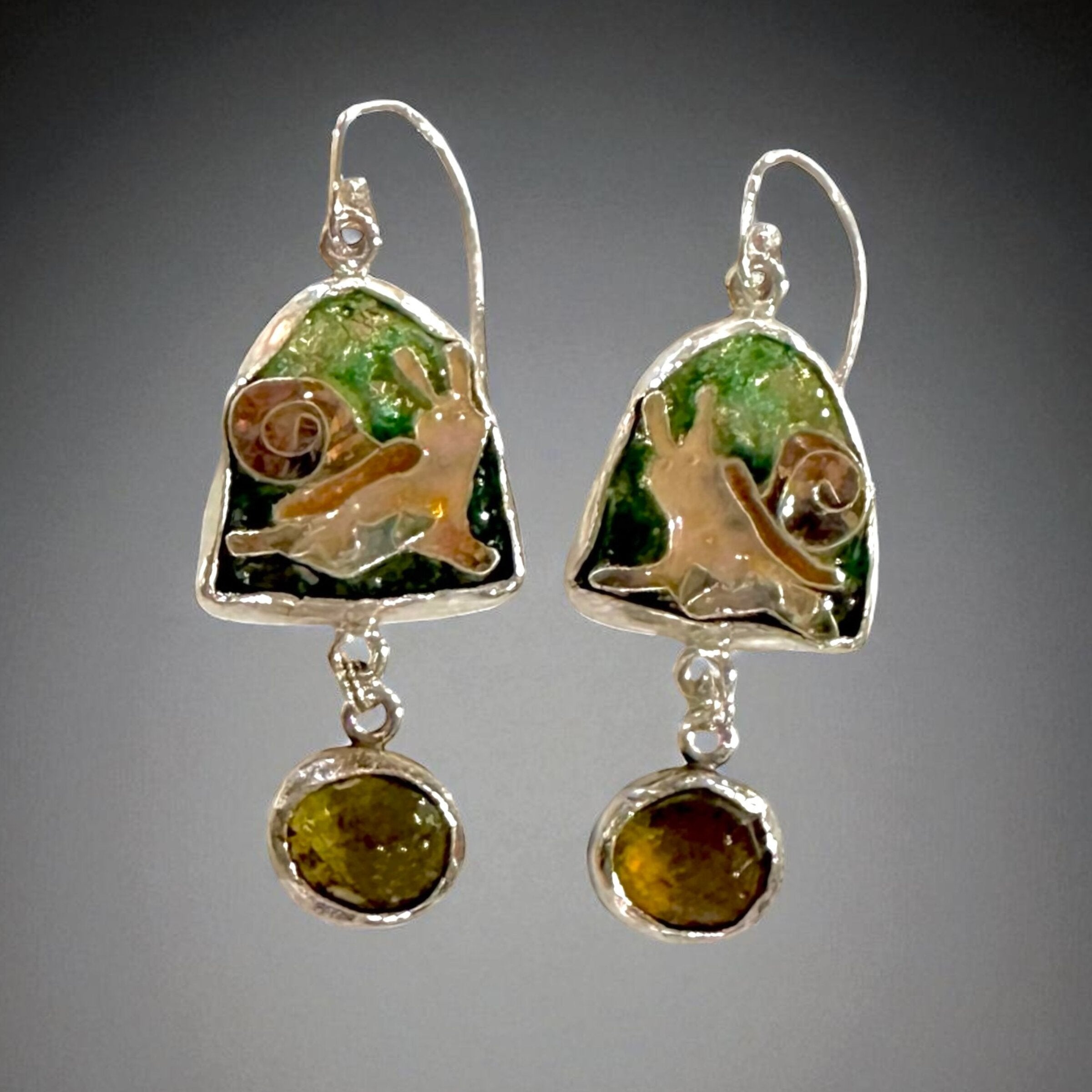 Garden Snail Earrings