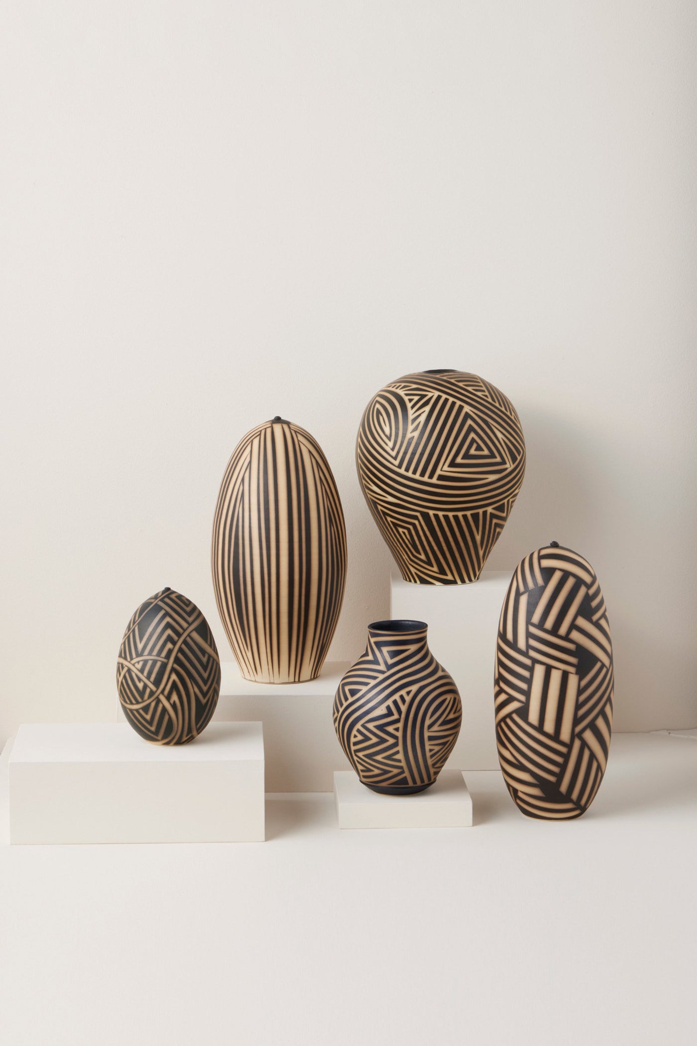 Tall Criss Cross Vessel