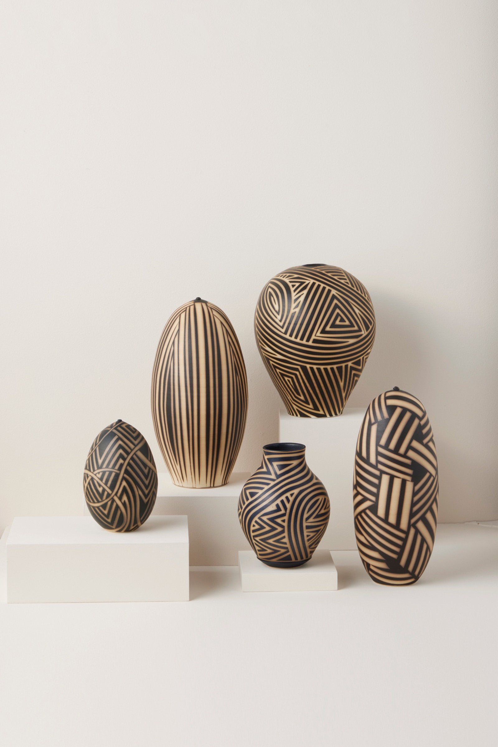 Tall Criss Cross Vessel
