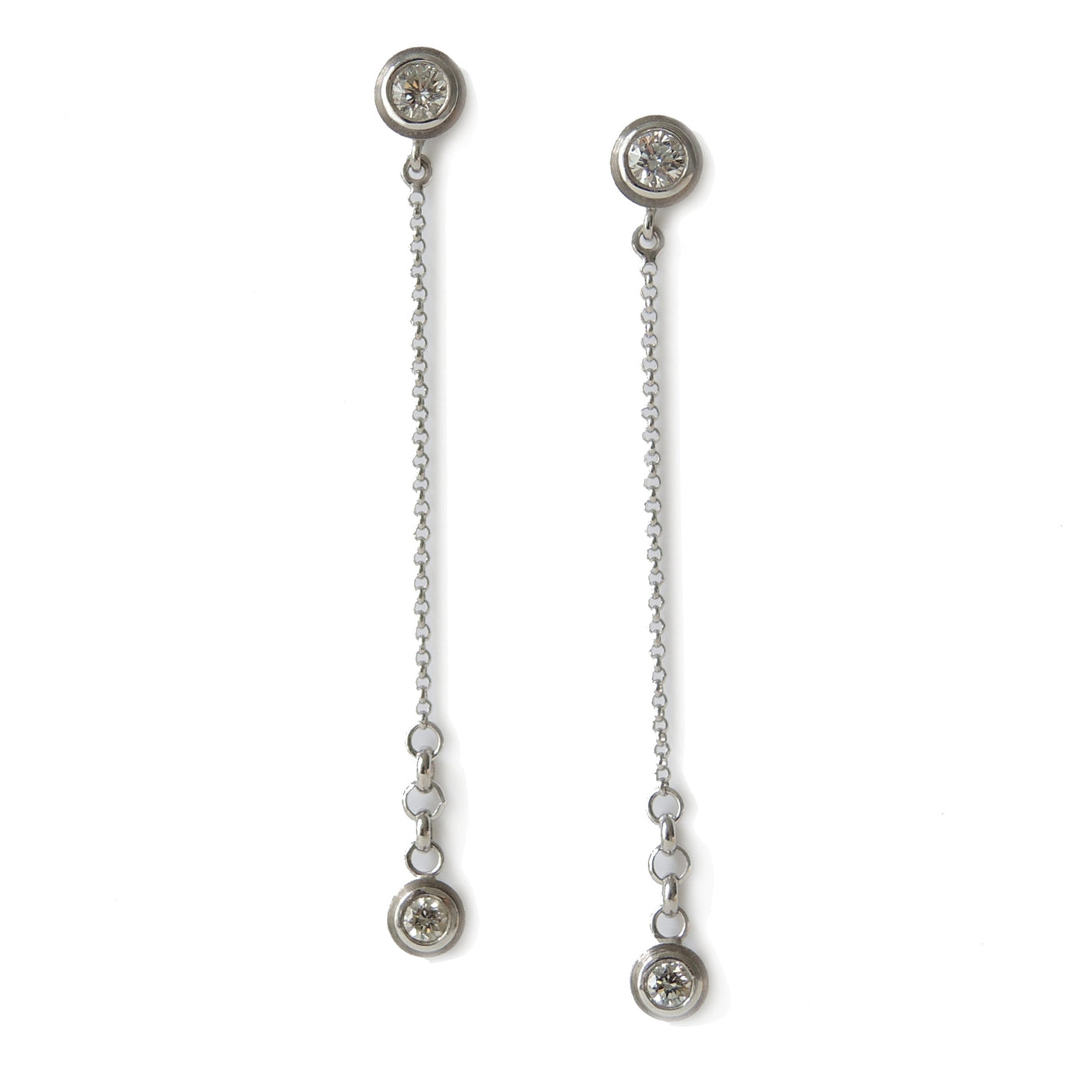 Simplicity Stud Chain Earrings