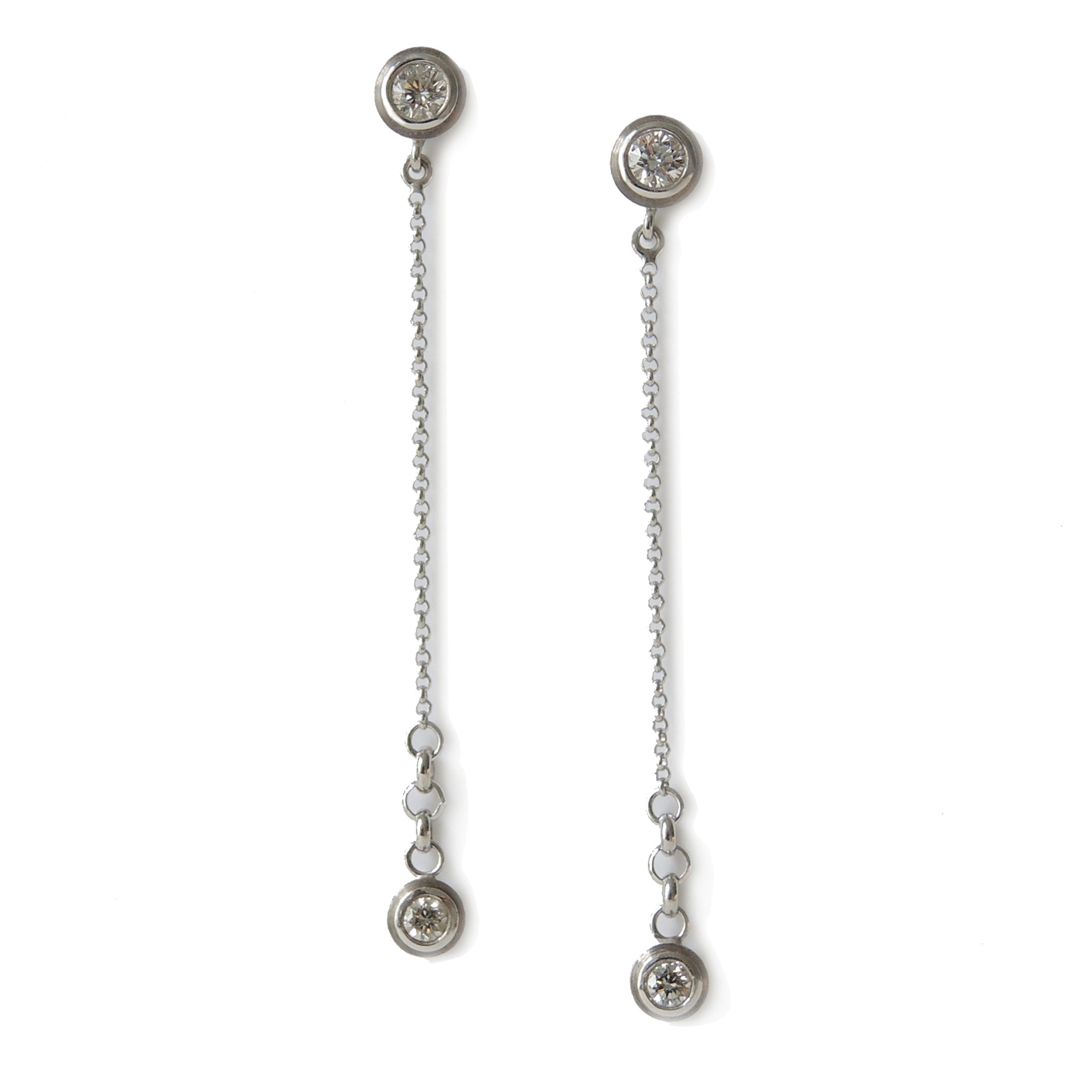 Simplicity Stud Chain Earrings