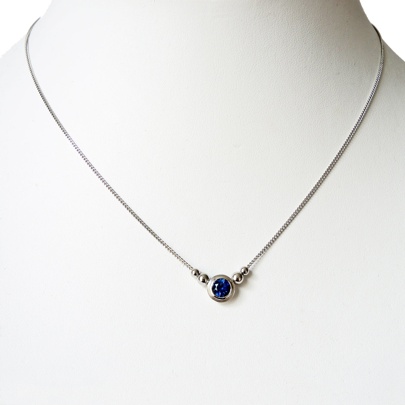 Sapphire Simplicity Pendant