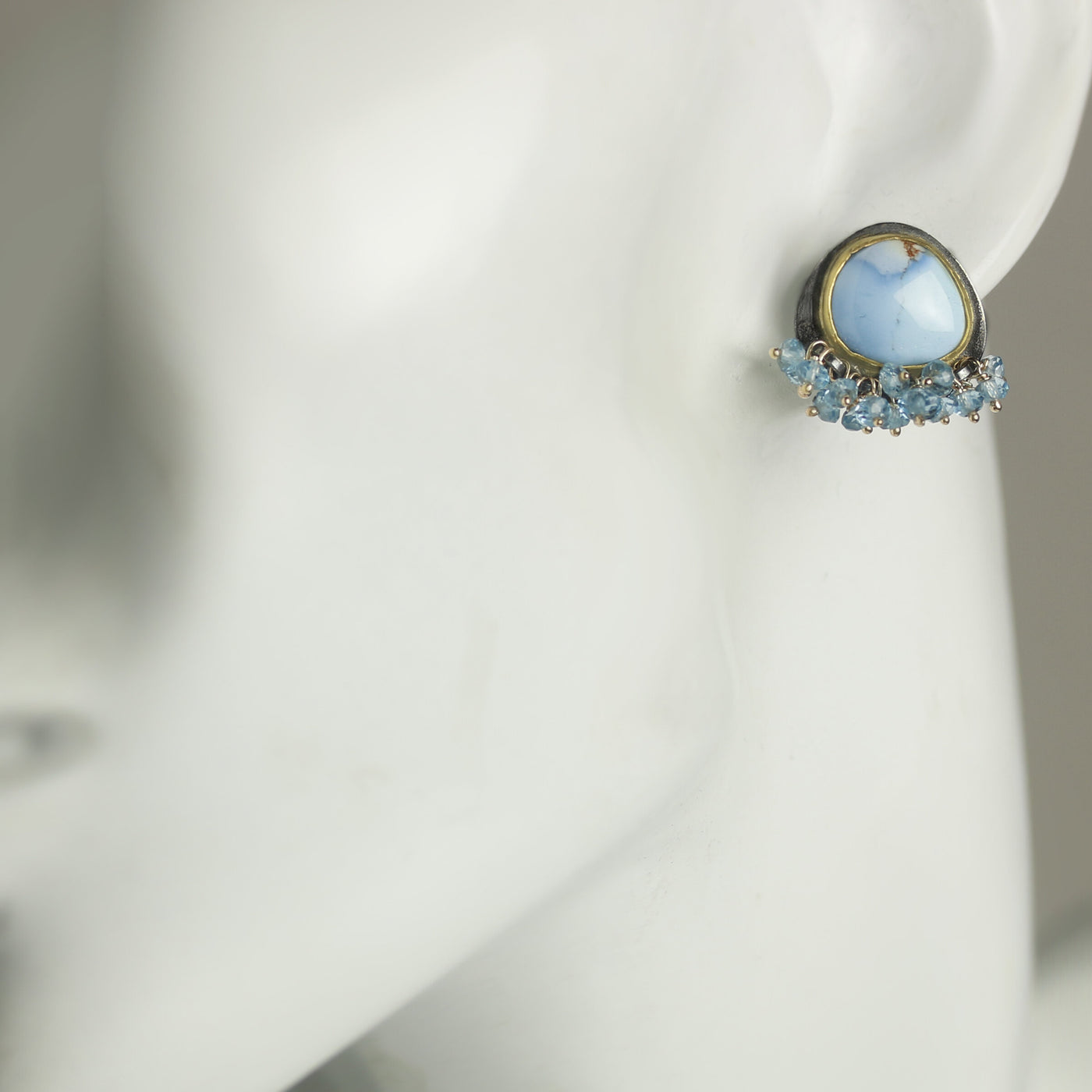 Lavender Turquoise Earrings