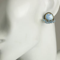 Lavender Turquoise Earrings