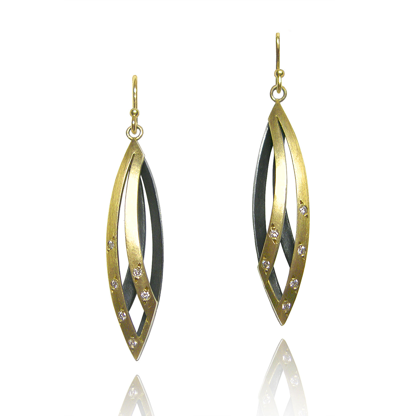 Moire Willow Earrings