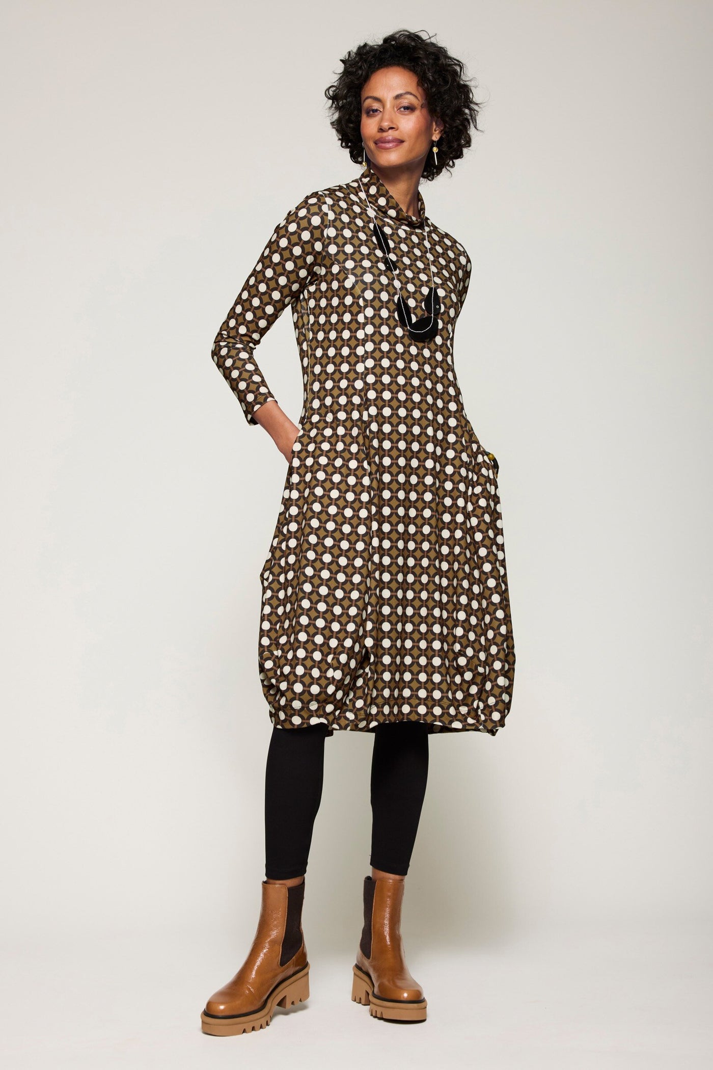 Long Sleeve Mod Dress