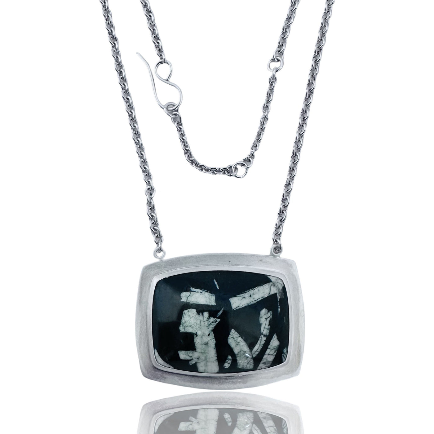 Sometimes It Is Just Black & White Necklace