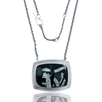 Sometimes It Is Just Black & White Necklace