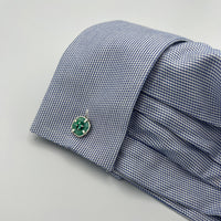 Amazonite and Tourmaline Chain Cufflinks