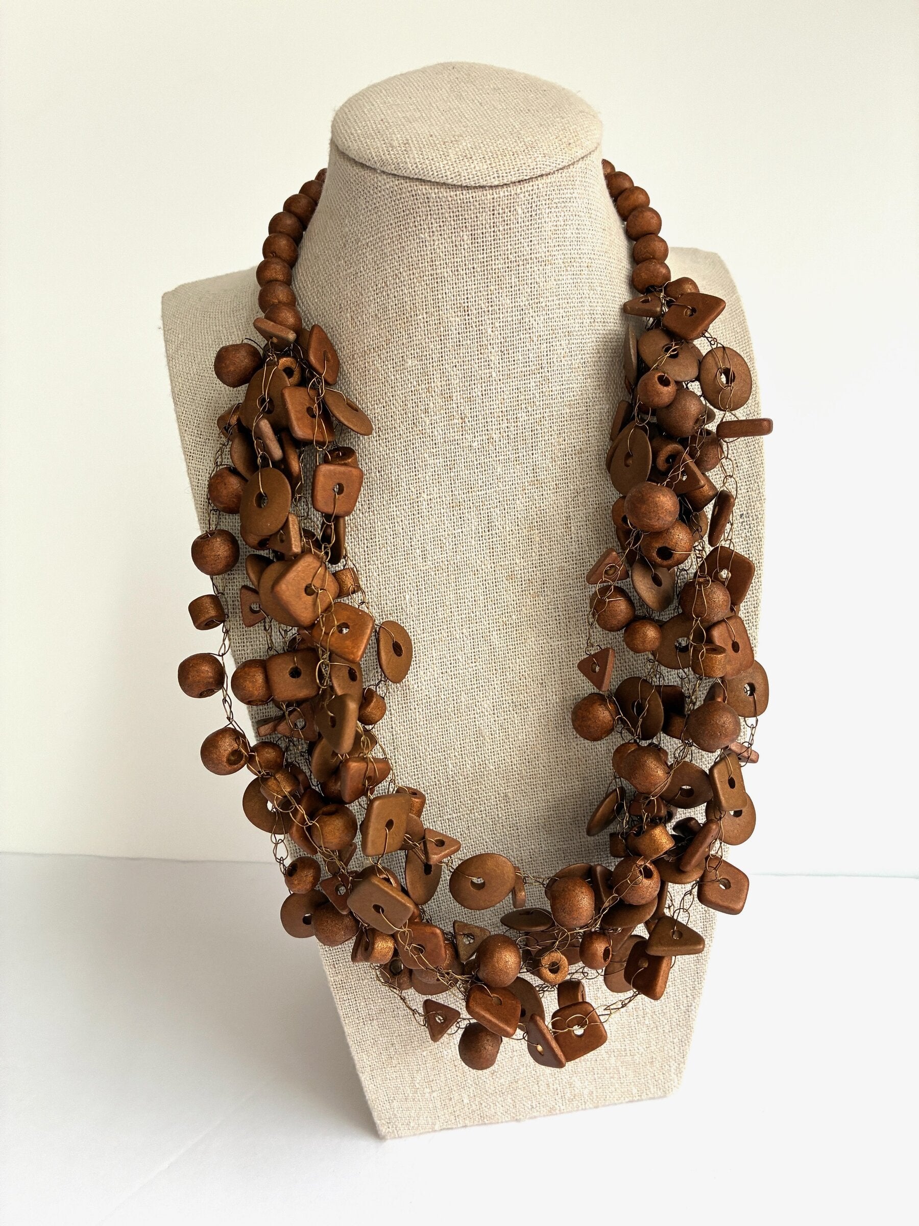 One Color, Many Shapes Necklace