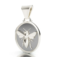 with antiqued silver background (cad image)