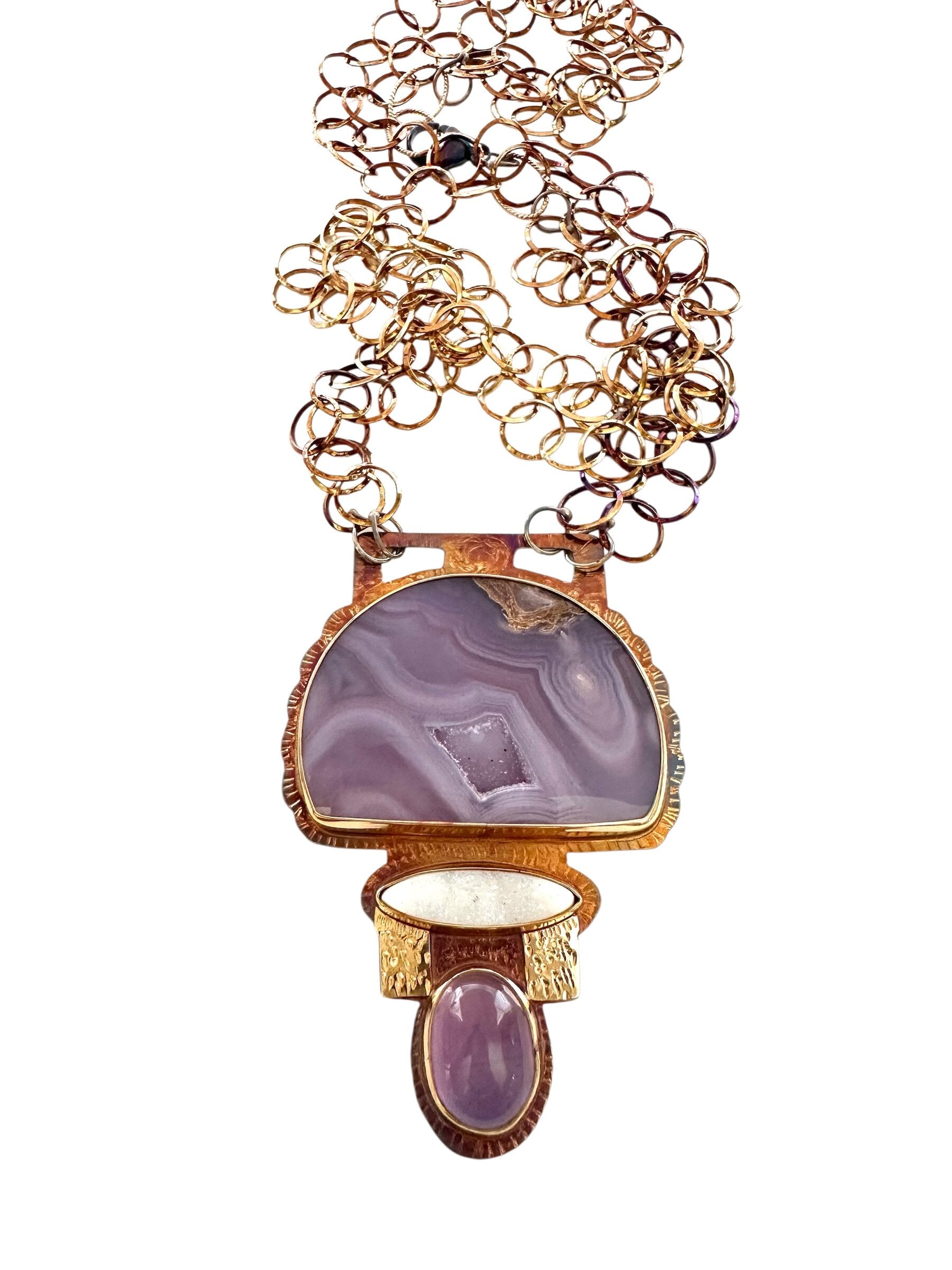 Swirling Mystery Clouds Necklace