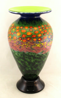 Tall Apple Green Interior Classic Poppy Vase