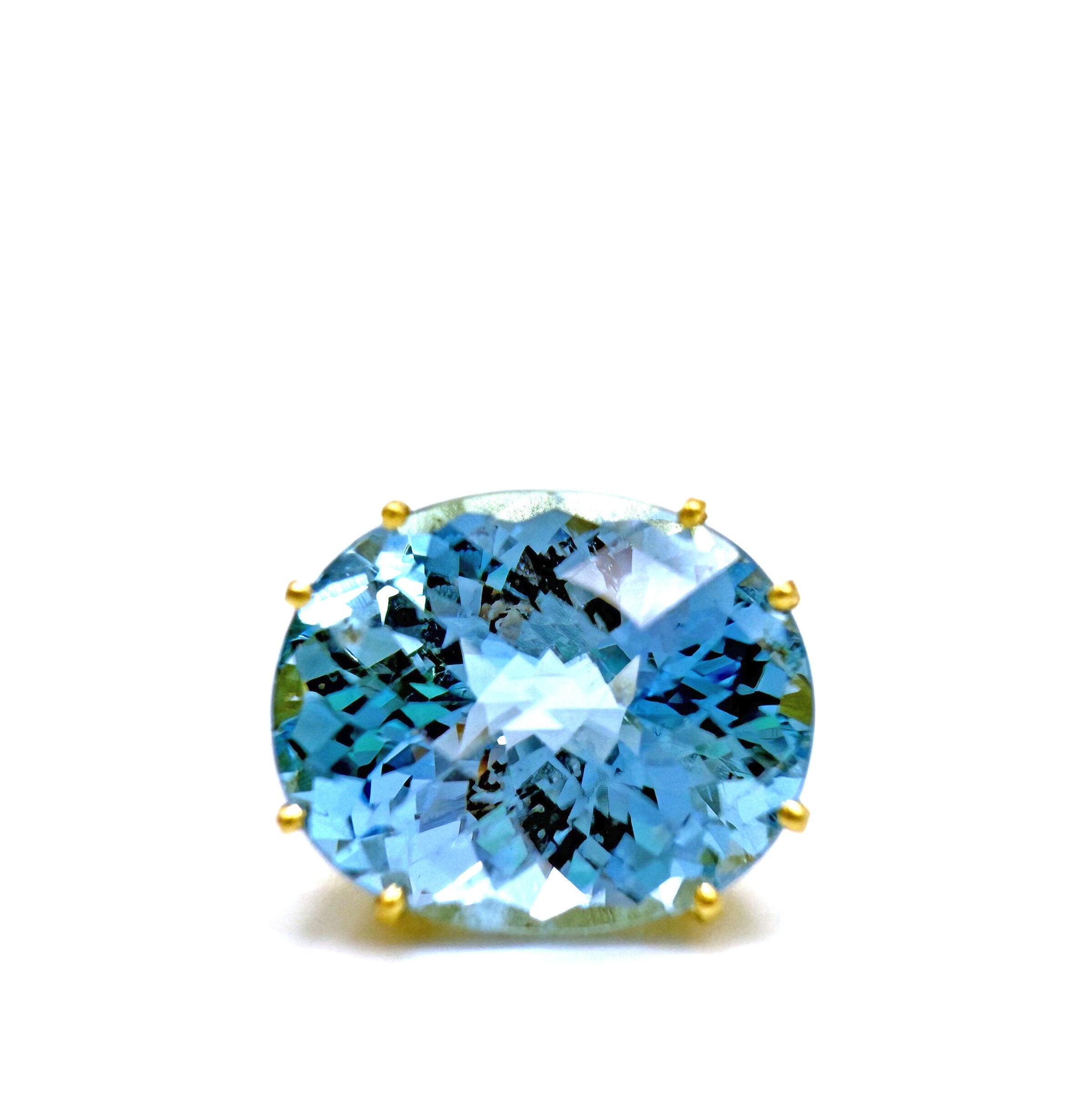 Aquamarine Aqueduct Ring