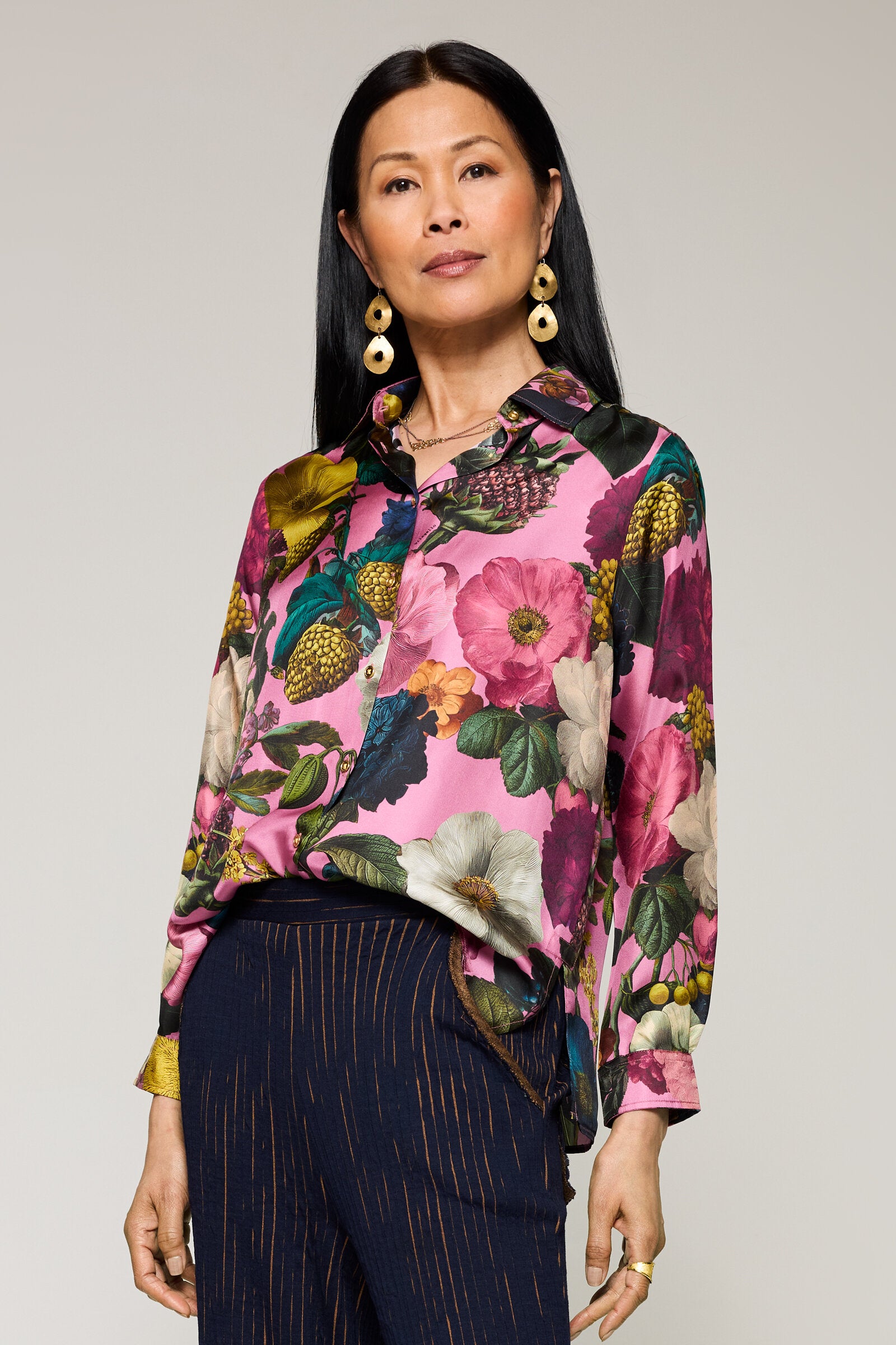 Silky Floral Caia Top