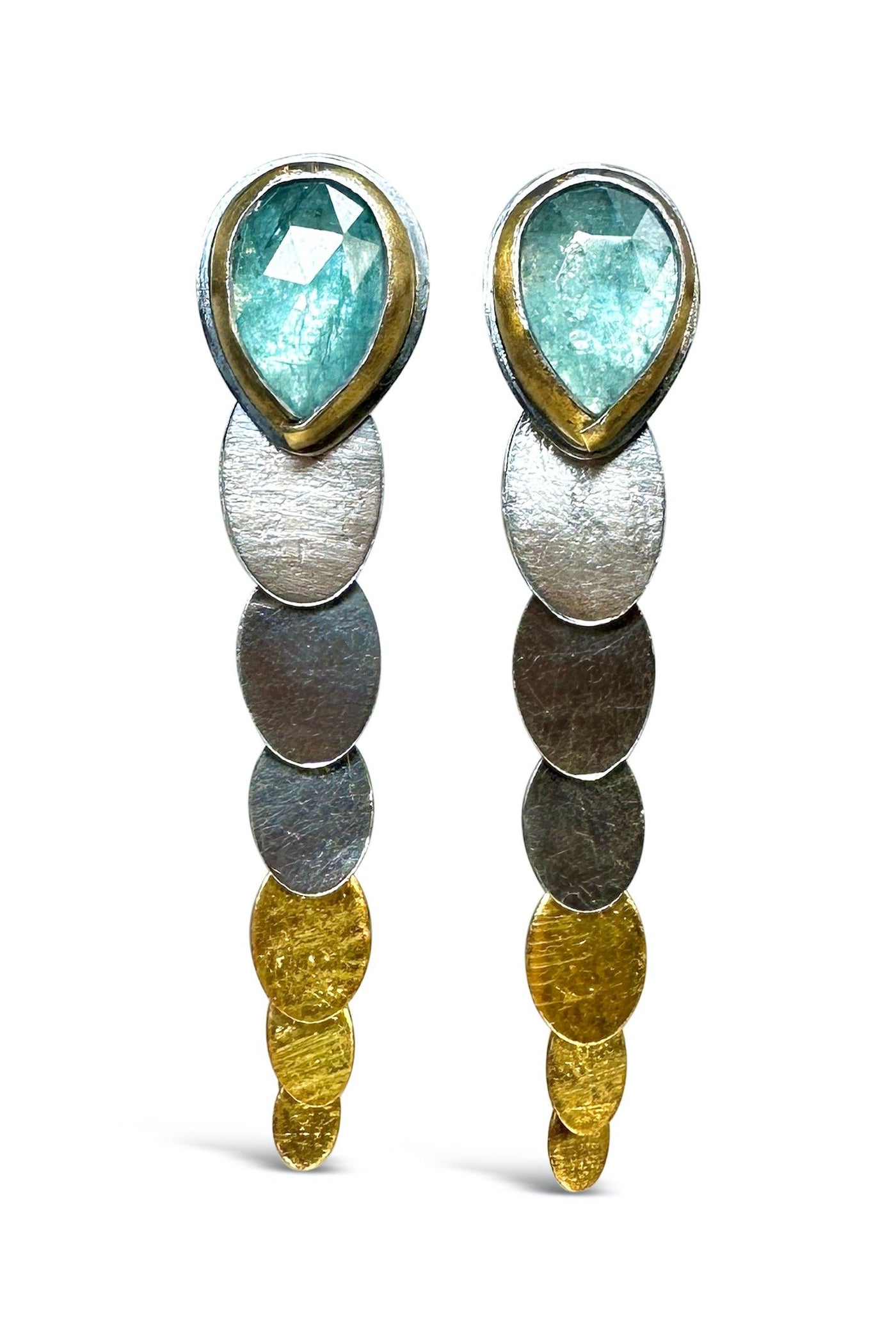 Oval Pivot Earrings