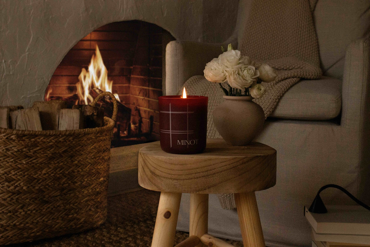 Winter Candle in Glow