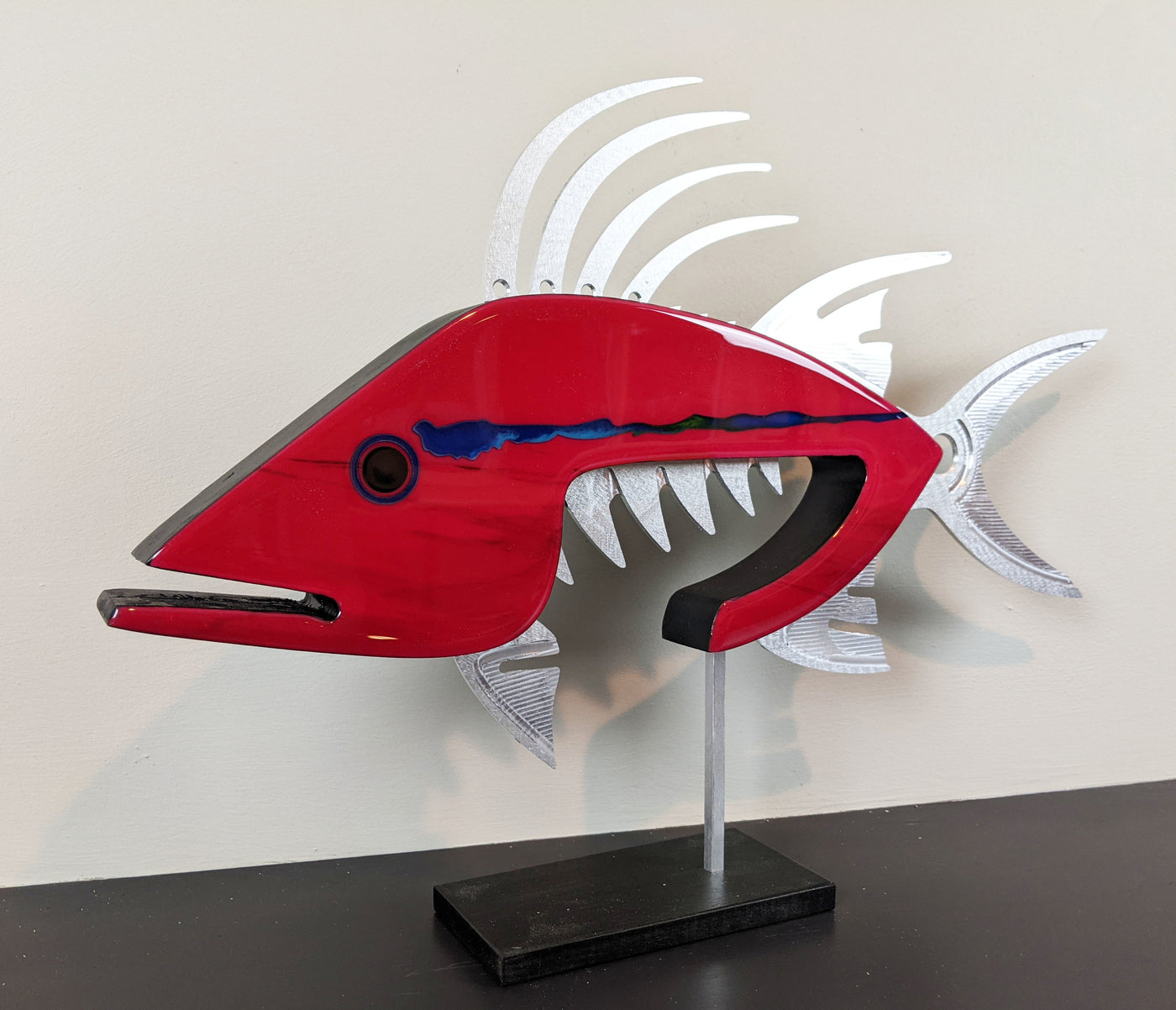 Little Hog in Deep Red