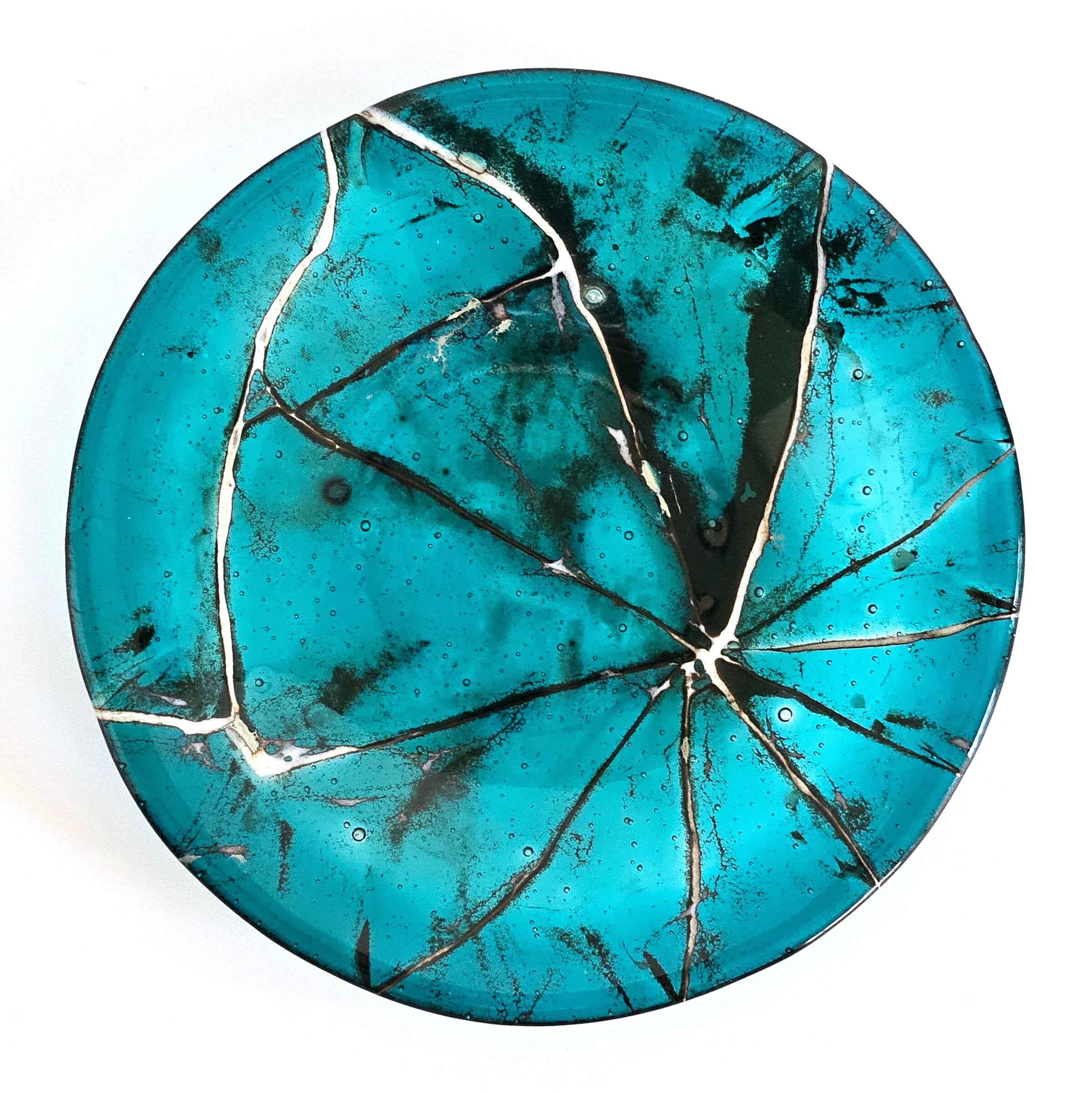 Aquamarine Sculptural Bowl - Resilience Series