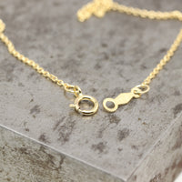 Three Leaf Necklace with Grape Garnet