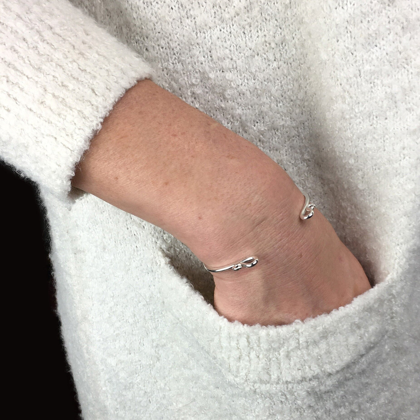 Forged Loop Cuff Bracelet
