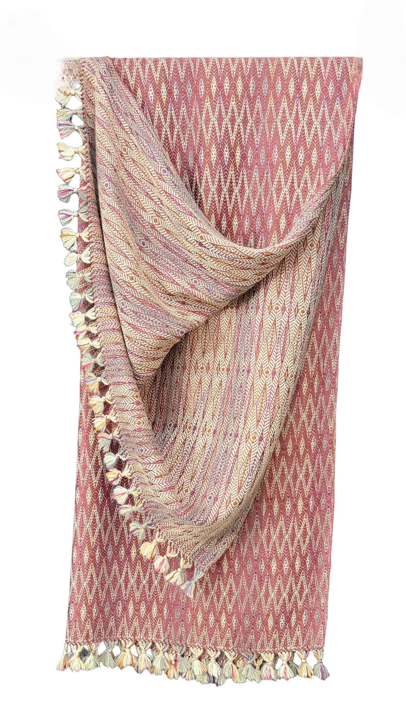 Dubonnet Handwoven Reversible Throw