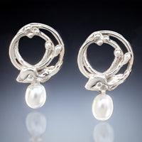 Leaf and Vine Post Earrings | Photo by Ralph Gabriner