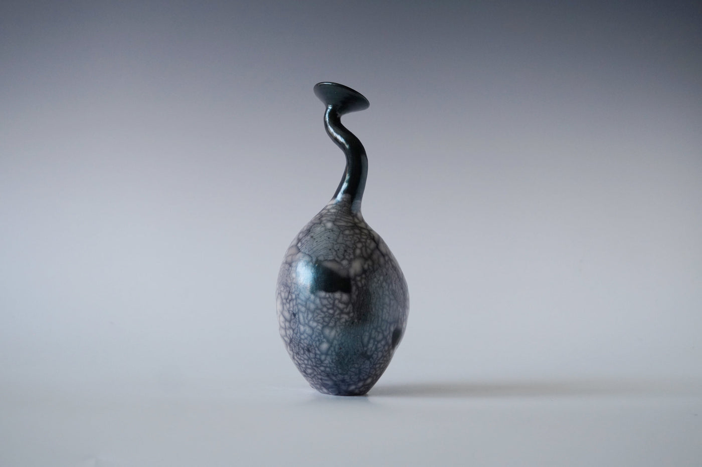 Ceramic Raku Vase, Naked Raku Firing