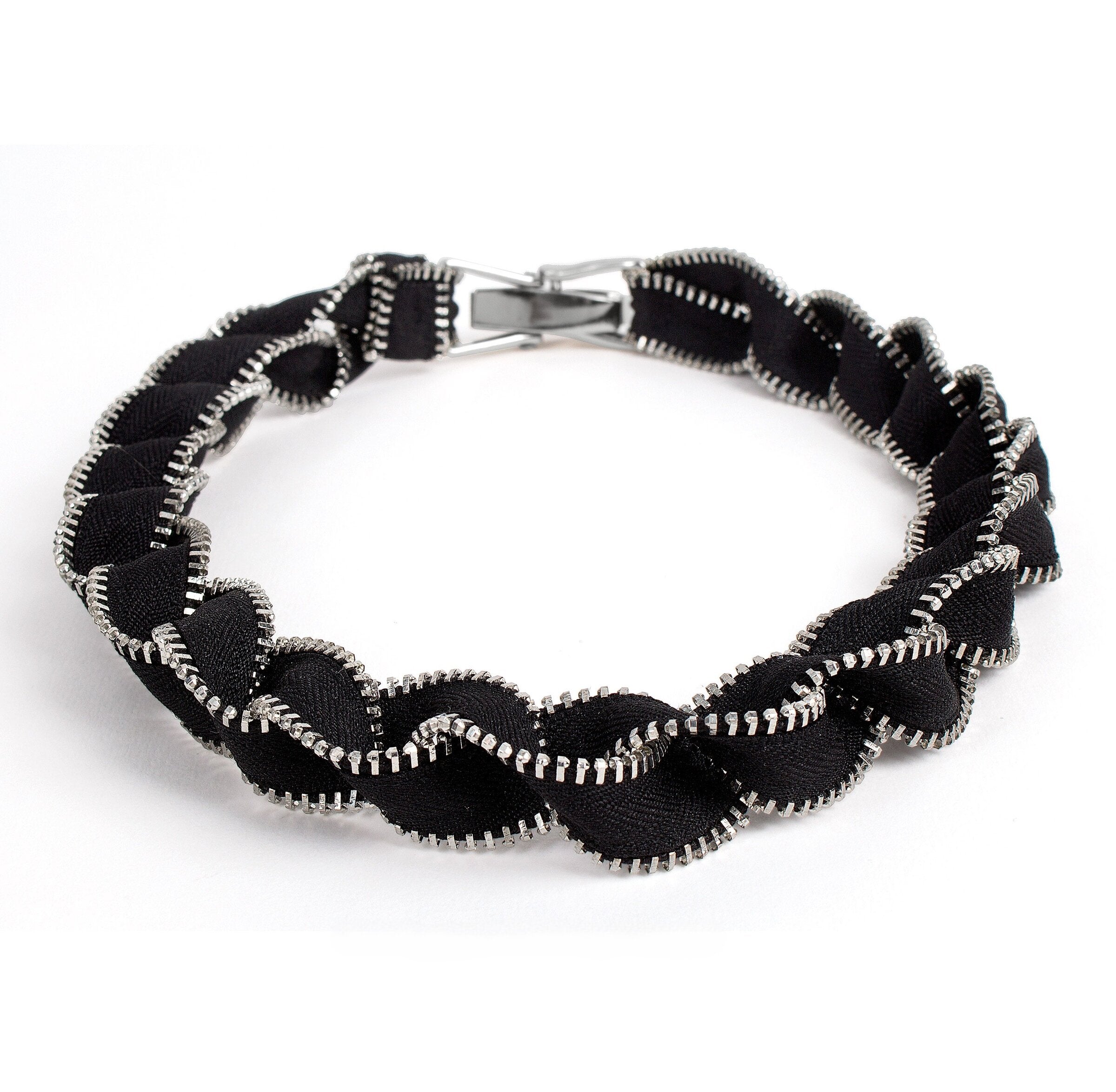 Davinci Braid Zipper Necklace