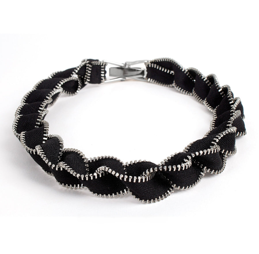 Davinci Braid Zipper Necklace