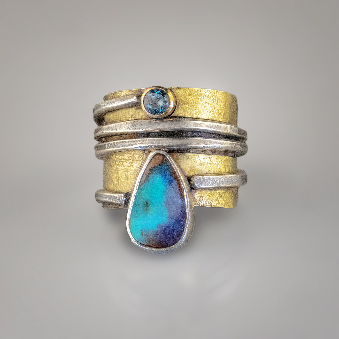 Australian Opal Wrapped Ring