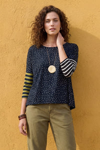 Dot Stripe Playful Tee